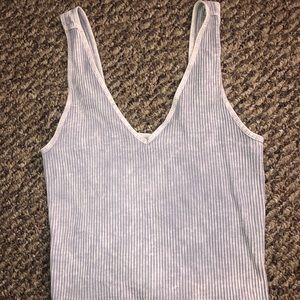 Gray American Threads Tank